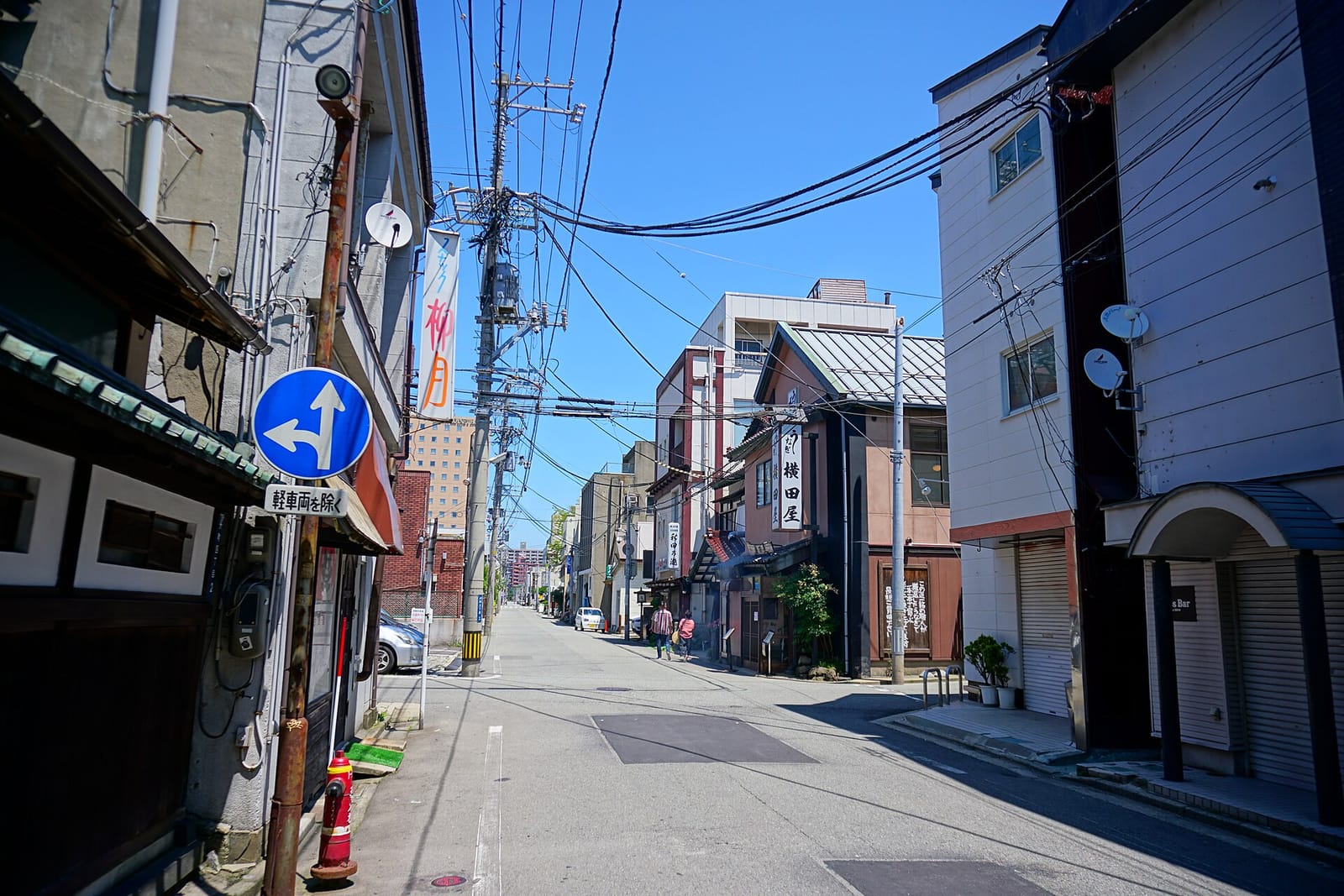 川反の街並み