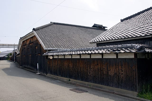 明石市にある江井ヶ嶋酒造の酒蔵