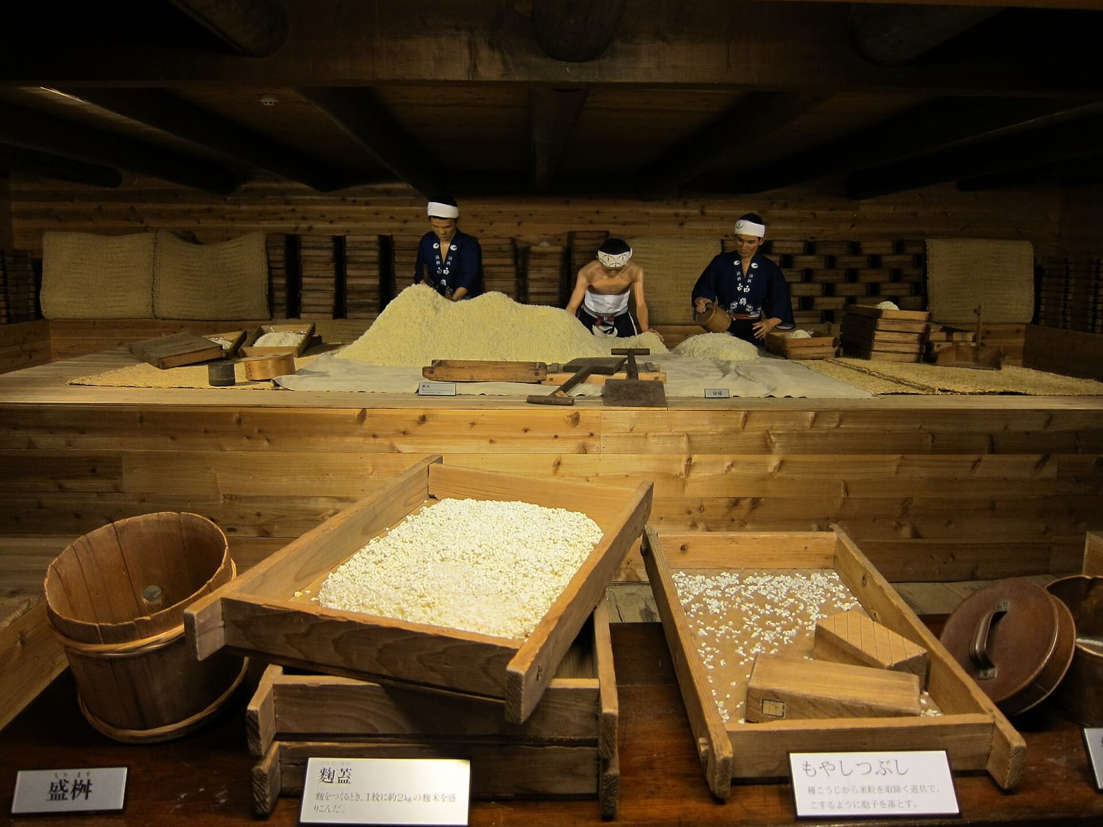白鶴酒造資料館の展示