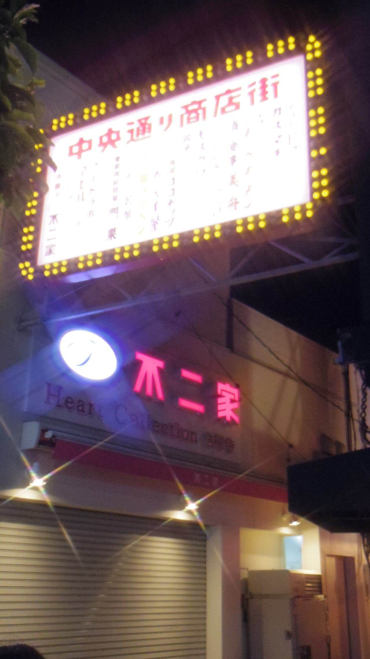 吉祥寺ハーモニカ横丁の夜の様子