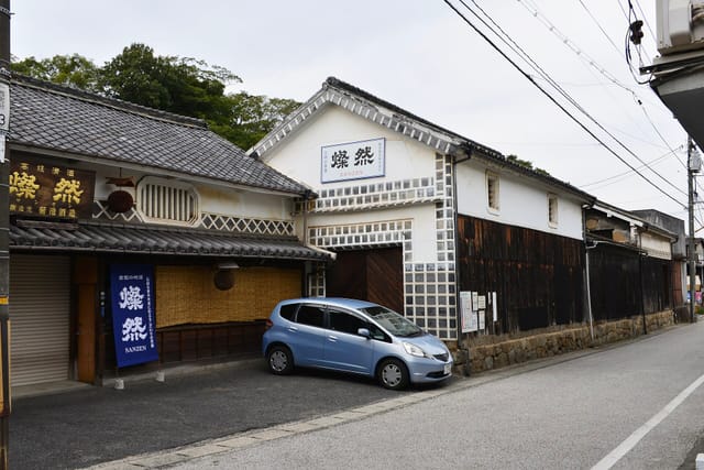 菊池酒造の蔵の外観