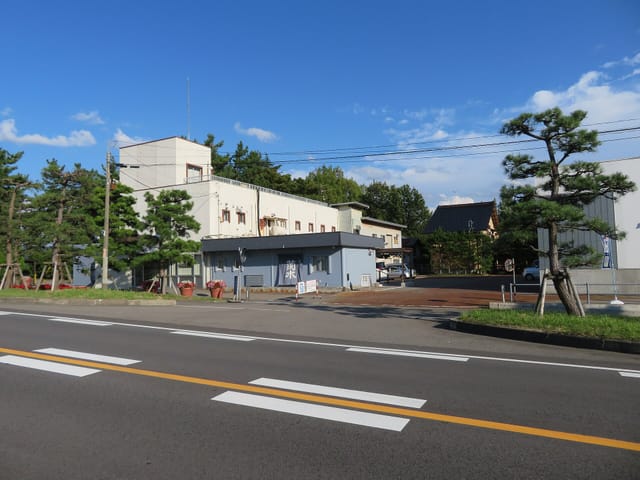 菊水酒造の蔵の外観