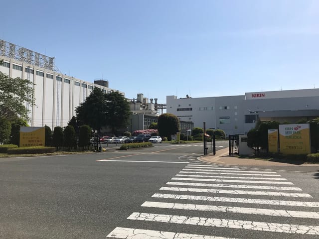 キリンビール福岡工場の正門
