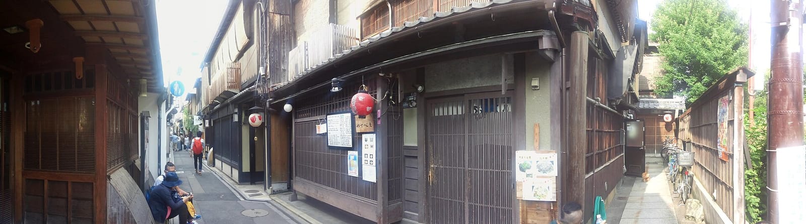 先斗町のパノラマ