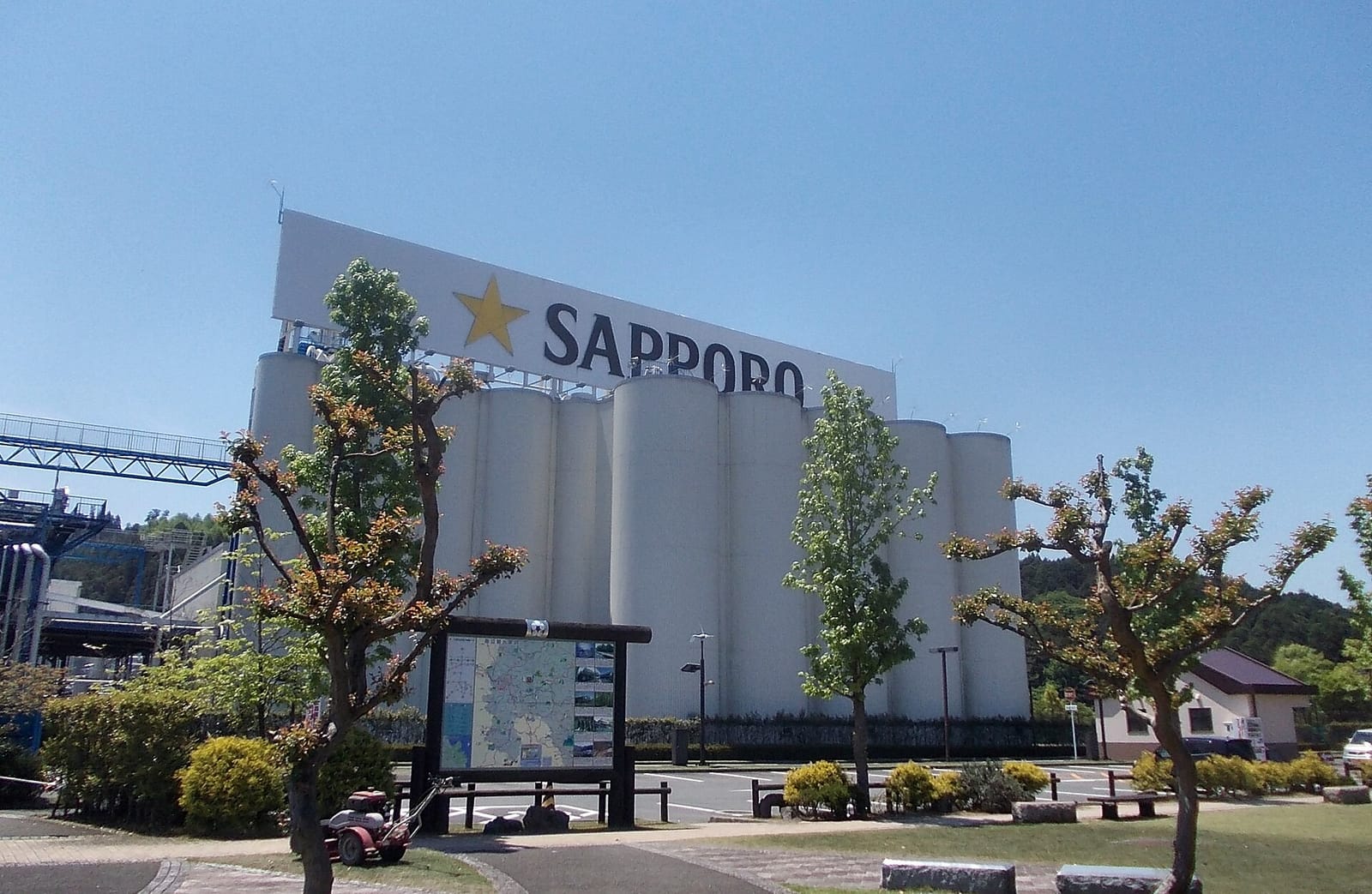 サッポロビール九州日田工場の外観