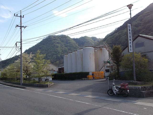 白菊酒造の酒蔵外観