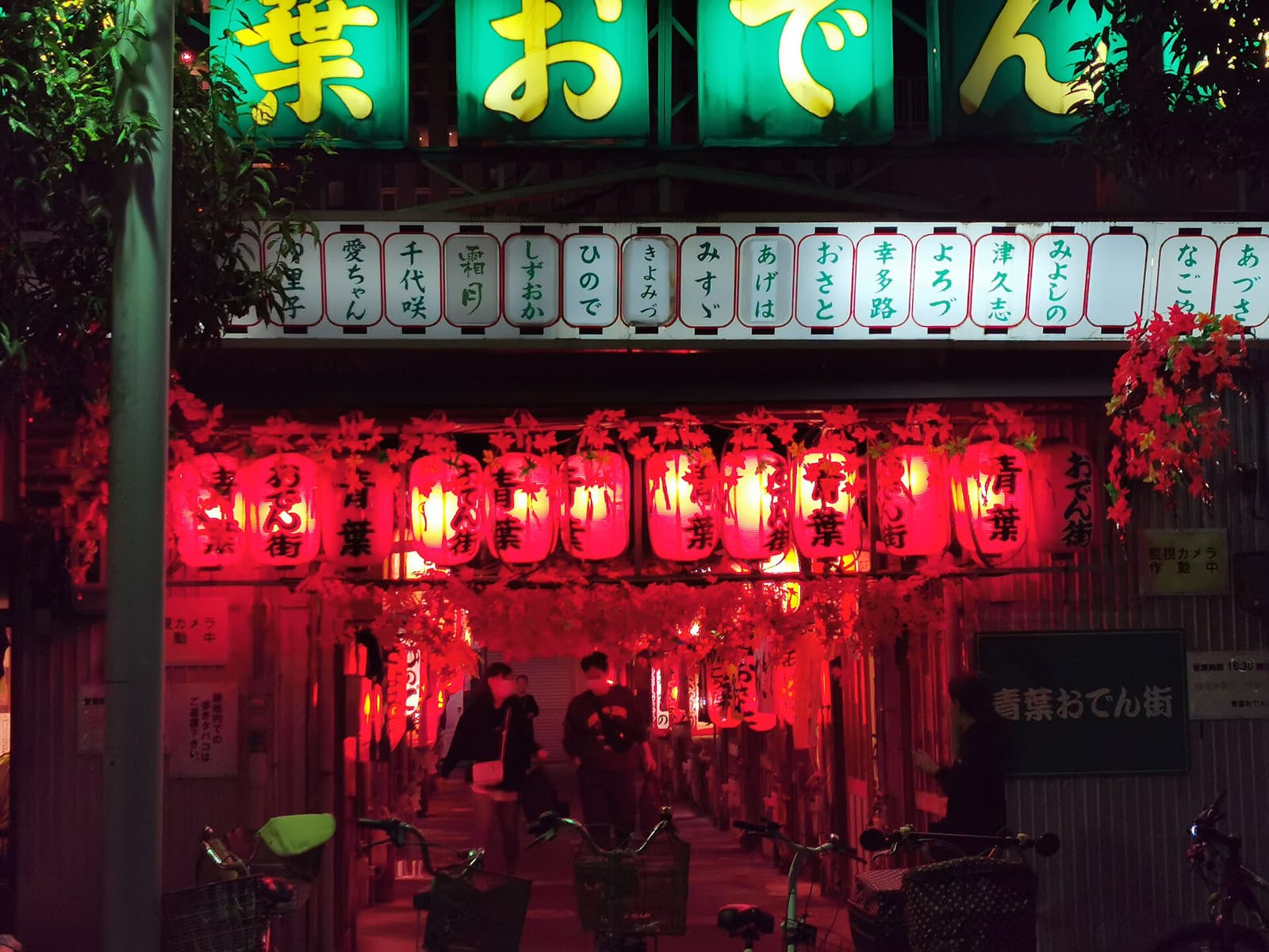 青葉おでん街の路地