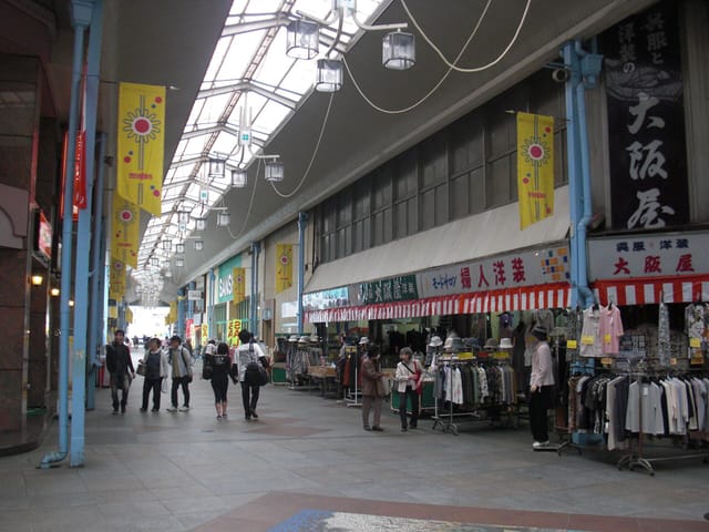 四日市・諏訪栄町の街並み