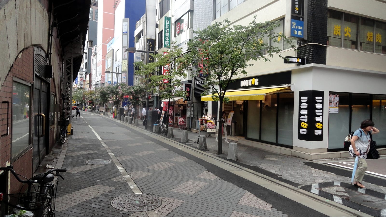 有楽町のガード下の街並み